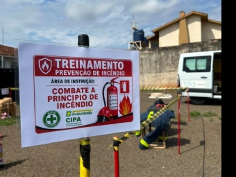 CIPA promove reciclagem da Brigada de Incêndio do Hospital e Maternidade Itaipulândia