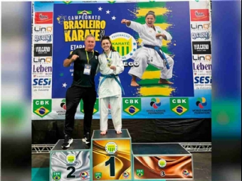Atletas de São Miguel conquistam medalhas no Brasileiro de Karatê e avançam para a final