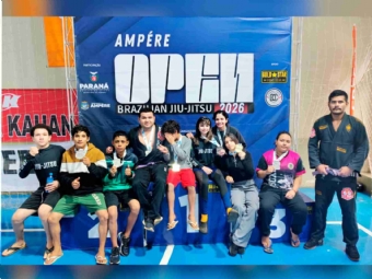 Escola de Artes Marciais conquista 13 medalhas e garante 4º lugar geral no Open Ampére 2026