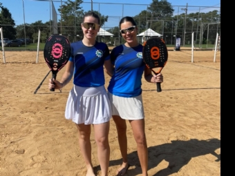 Dupla de Itaipulândia chega às quartas de final da Copa Lindeira de Beach Tennis
