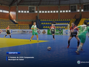 1ª Rodada do XXXII Campeonato Municipal de Futsal