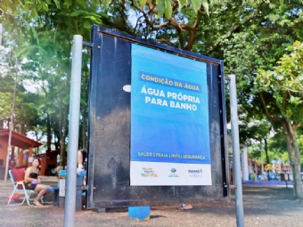 #QUALIDADE 😎🏖️ Água própria para banho comprova a qualidade do Balneário Jacutinga