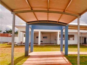 Obra da nova escola em São Miguel do Iguaçu entra na reta final e põe fim à espera por espaço próprio para alunos da área rural 