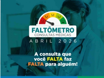Saúde registra mais de 13 mil consultas em abril, mas faltas ainda geram alerta
