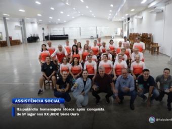 Itaipulândia homenageia idosos após conquista do 5º lugar nos XX JIIDO Série Ouro