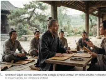 Confúcio, filósofo chinês: “Aquele que reconhece o que sabe e admite o que não sabe demonstra verdadeiro conhecimento.”