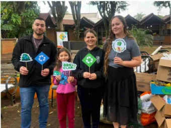 Recicla SMI de agosto bate recorde do ano com mais de 780 kg de recicláveis recolhidos