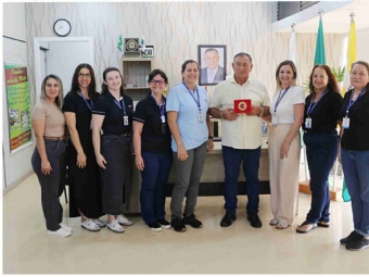 Educação de São Miguel do Iguaçu recebe Selo Ouro do CNCA e apresenta reconhecimento ao Executivo