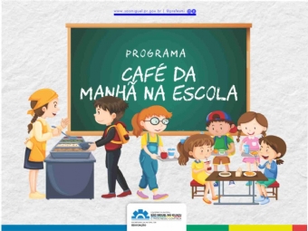 Governo Municipal lança programa “Café da Manhã na Escola” para reforçar alimentação na rede municipal