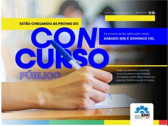 Provas do Concurso Público de São Miguel do Iguaçu serão realizadas neste sábado (09) e domingo (10)