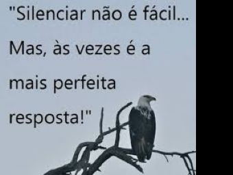 Reflexão: SILENCIAR É PRECISO