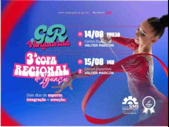 Mostra Cultural e 3ª Copa Regional do Iguaçu de Ginástica Rítmica serão realizadas em São Miguel do Iguaçu