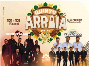 Banda Corpo e Alma e Musical San Francisco vão animar o 5º Arraiá Junino de São Miguel do Iguaçu