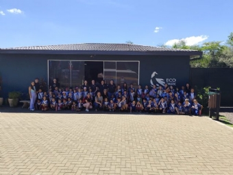 Premiados do I Seminário Municipal de Práticas Pedagógicas na Educação para as Relações Étnico-Raciais realizam visita de conhecimento ao Eco Park em Foz do Iguaçu