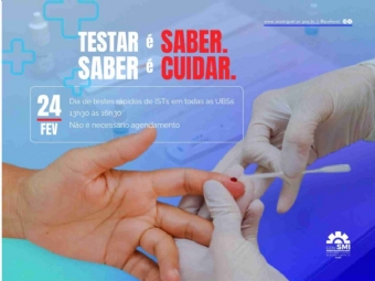 Governo Municipal promove Dia de Testes Rápidos nas Unidades de Saúde