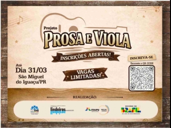 Estão abertas as inscrições para o Projeto Prosa e Viola com aulas gratuitas de viola caipira