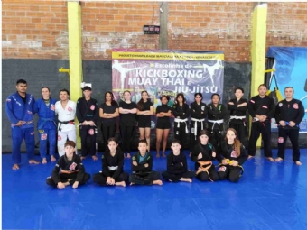 Escola de Artes Marciais promove grande encontro mensal de Jiu-Jitsu no Bairro Floresta