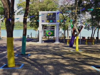 Balneário Jacutinga terá telão para transmissão dos jogos da Copa do Mundo