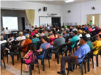 Beneficiários participam de sorteio das unidades do Condomínio do Idoso
