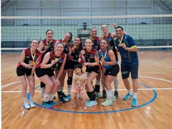 Vôlei Feminino Master 35+ conquista título da 1ª etapa da Liga Master
