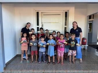 CRAS promove atividade de Páscoa com crianças e adolescentes do SCFV