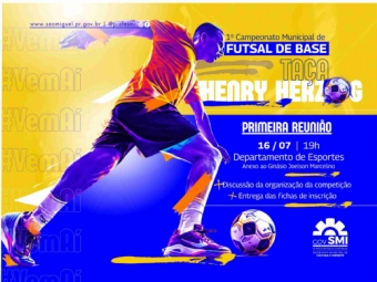 Governo Municipal realiza primeira reunião para definir o 1º Campeonato Municipal de Futsal de Base – Taça Henry Herzog