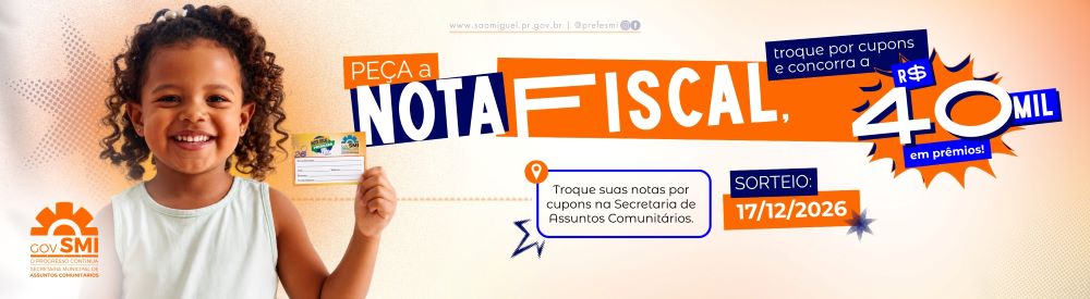 Banner nota fiscal